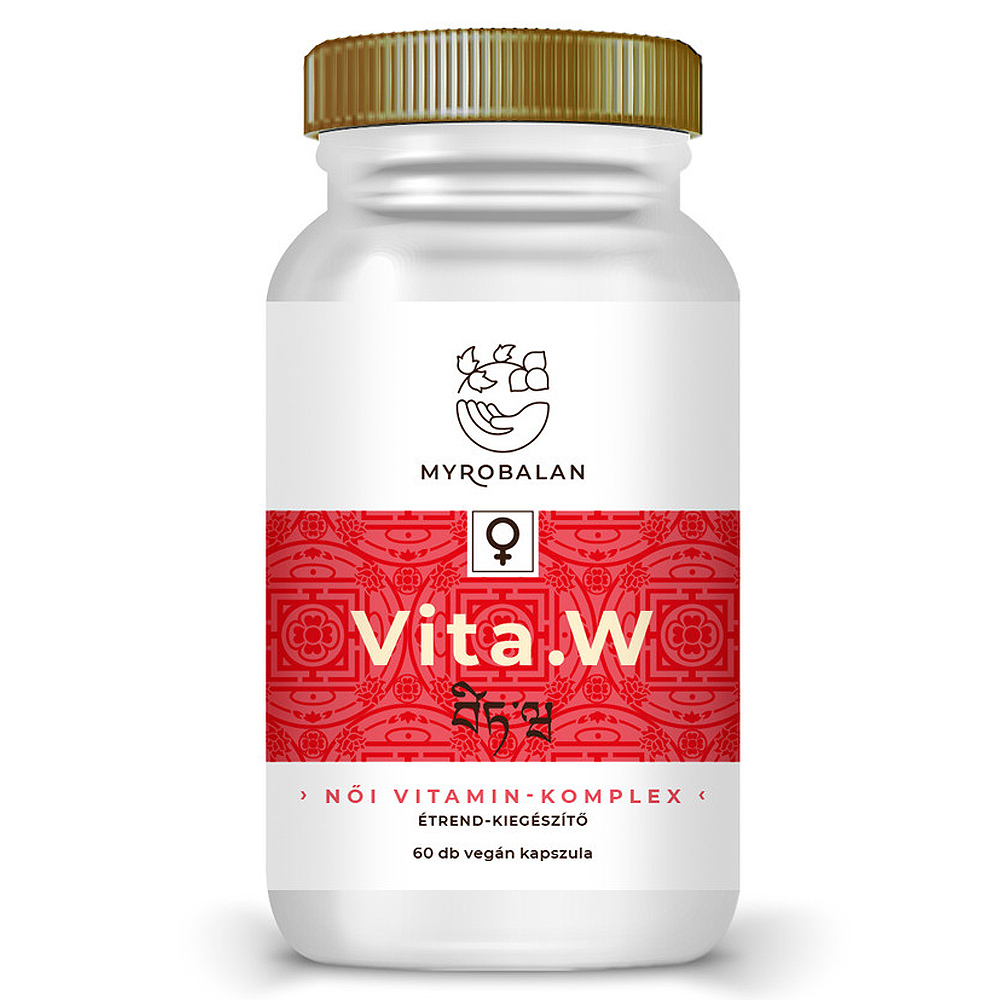 Myrobalan Vita.W - Női vitamin komplex kapszula - 60db 1 Myrobalan Vita.W - Női vitamin komplex kapszula - 60db