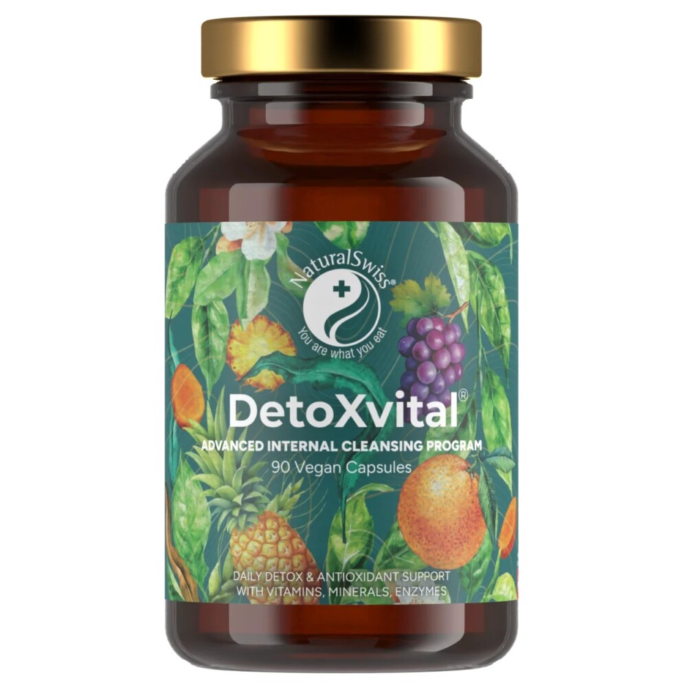 Natural Swiss Detox Vital Immunerősítő antioxidáns kapszula - 90db 1 Natural Swiss DetoXvital kapszula 90db