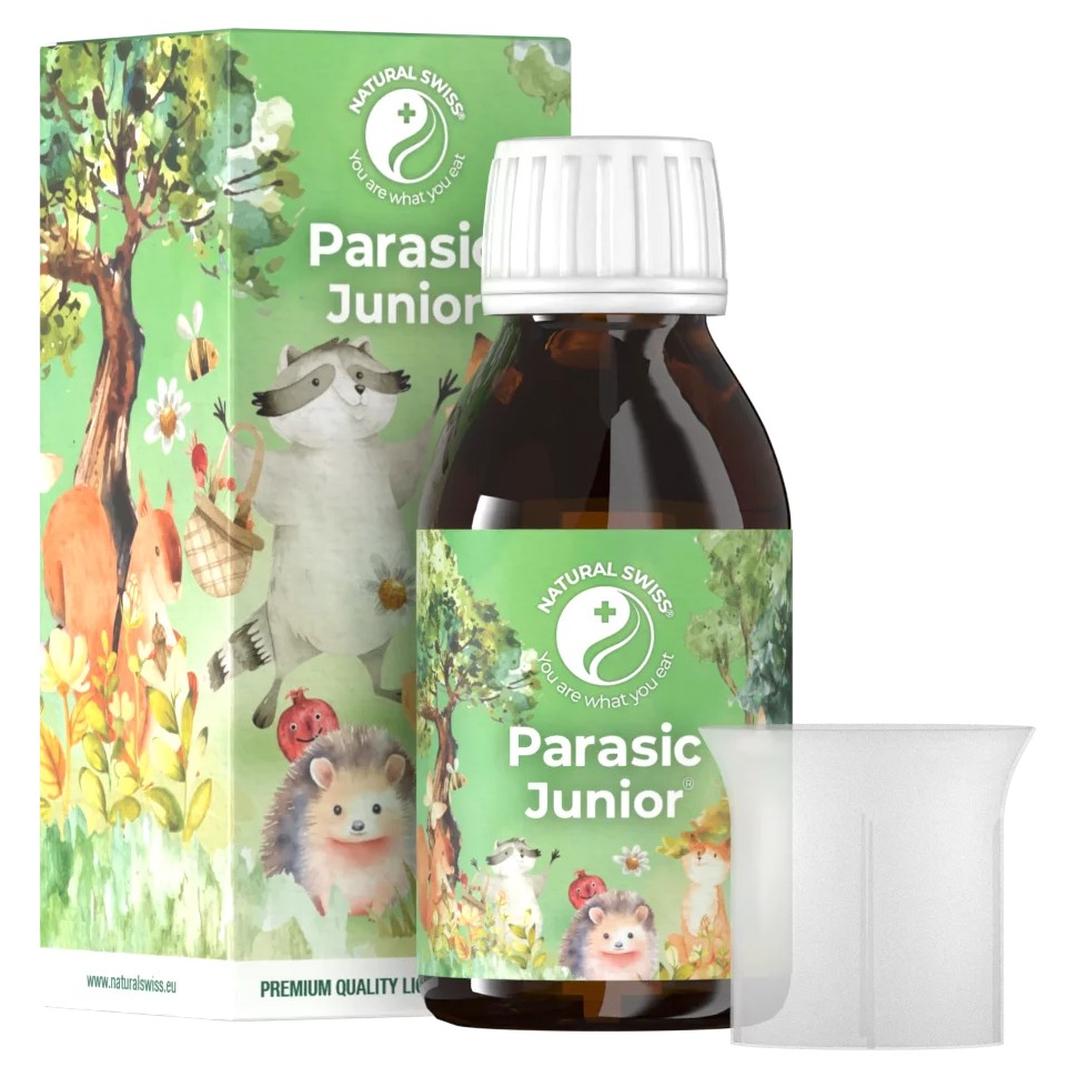 Natural Swiss Parasic Junior - Gyógyfüves anti-parazita készítmény - 150ml 1 Natural Swiss Parasic Junior 150 ml