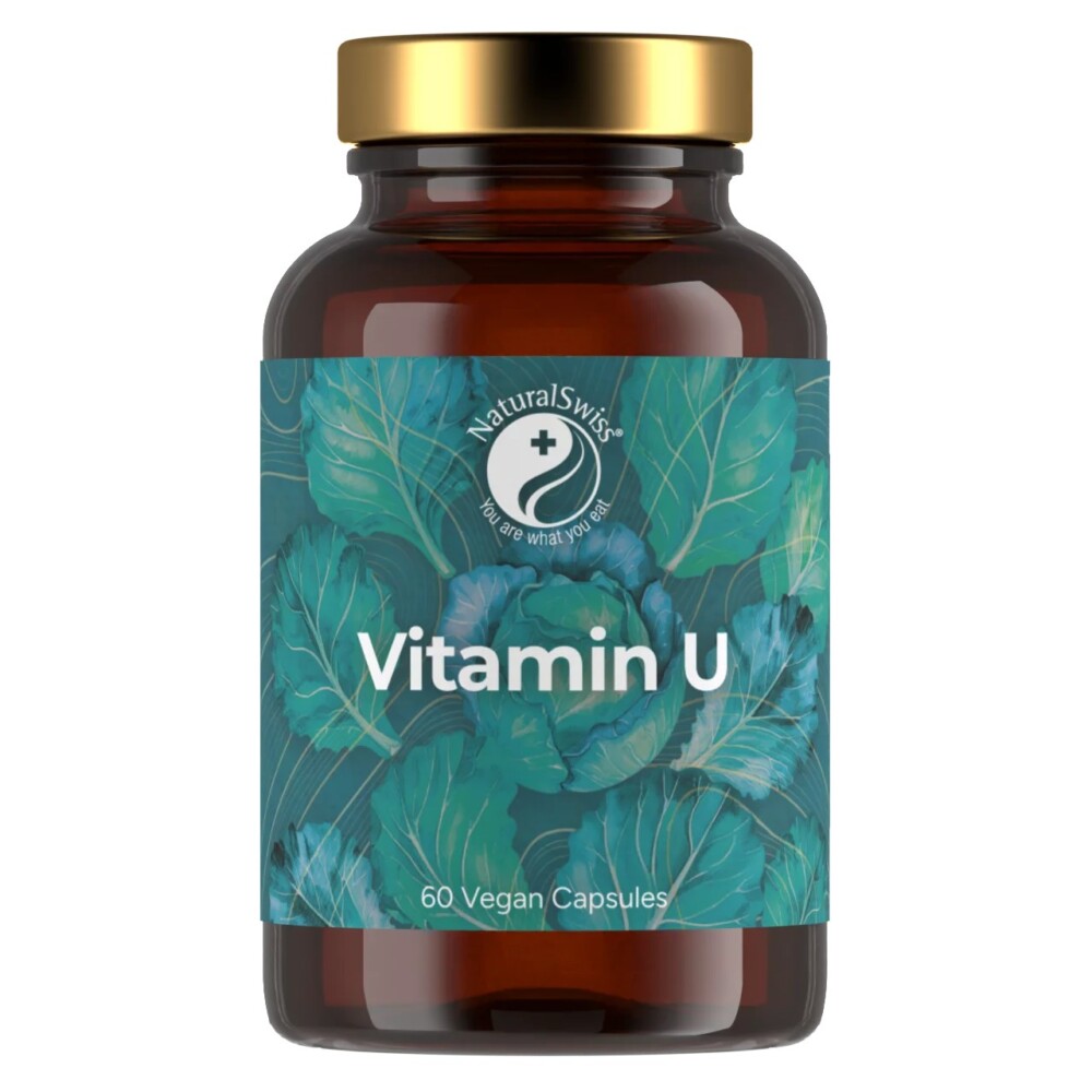 Natural Swiss Vitamin U - gyomorfekély elleni kapszula - 60db 1 Natural Swiss Vitamin U - gyomorfekély elleni kapszula 60db