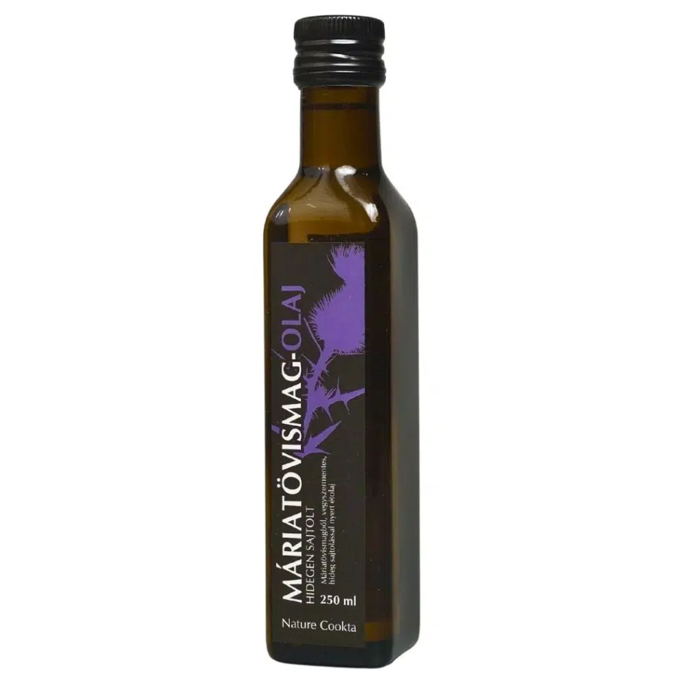 Nature Cookta Máriatövismagolaj - 250ml 1 Nature cookta máriatövismagolaj 250 ml