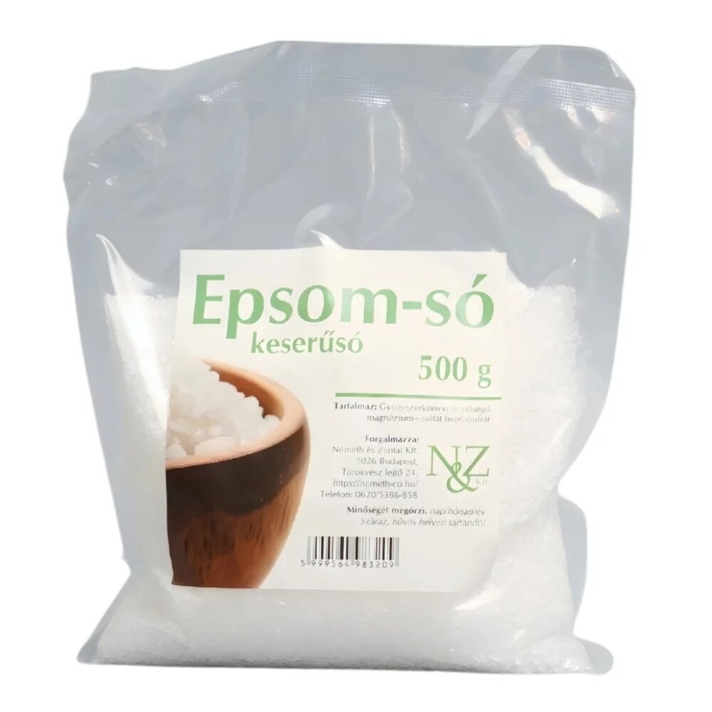 N&Z Epsom só (keserűsó) - 500g 1 N&Z Epsom só (keserűsó) 500g