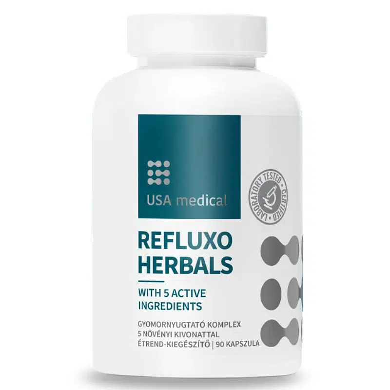 USA Medical Refluxo Herbals kapszula - 90db 1 USA Medical Refluxo Herbals kapszula - 90db