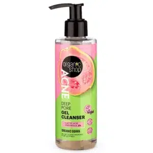 Organic Shop ACNE Pórustisztító gél bio guavával - 200ml