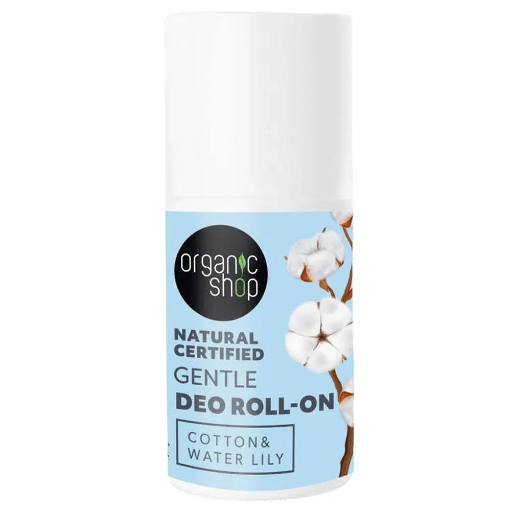 Organic Shop Minősített golyós dezodor gyapottal és tavirózsával - 50ml 1 Organic Shop Minősített golyós dezodor gyapottal és tavirózsával – 50ml