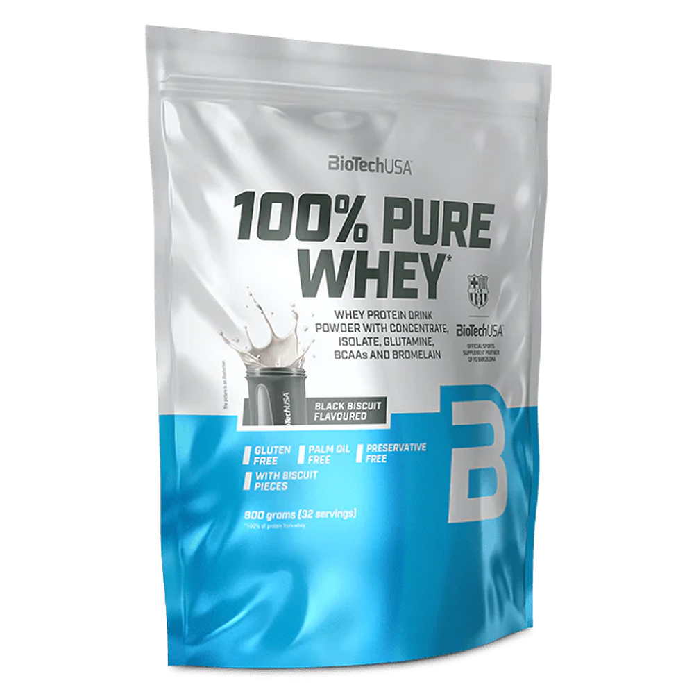 BioTech USA 100% Pure Whey black biscuit - 900g 1 BioTech USA 100% Pure Whey black biscuit - 900g