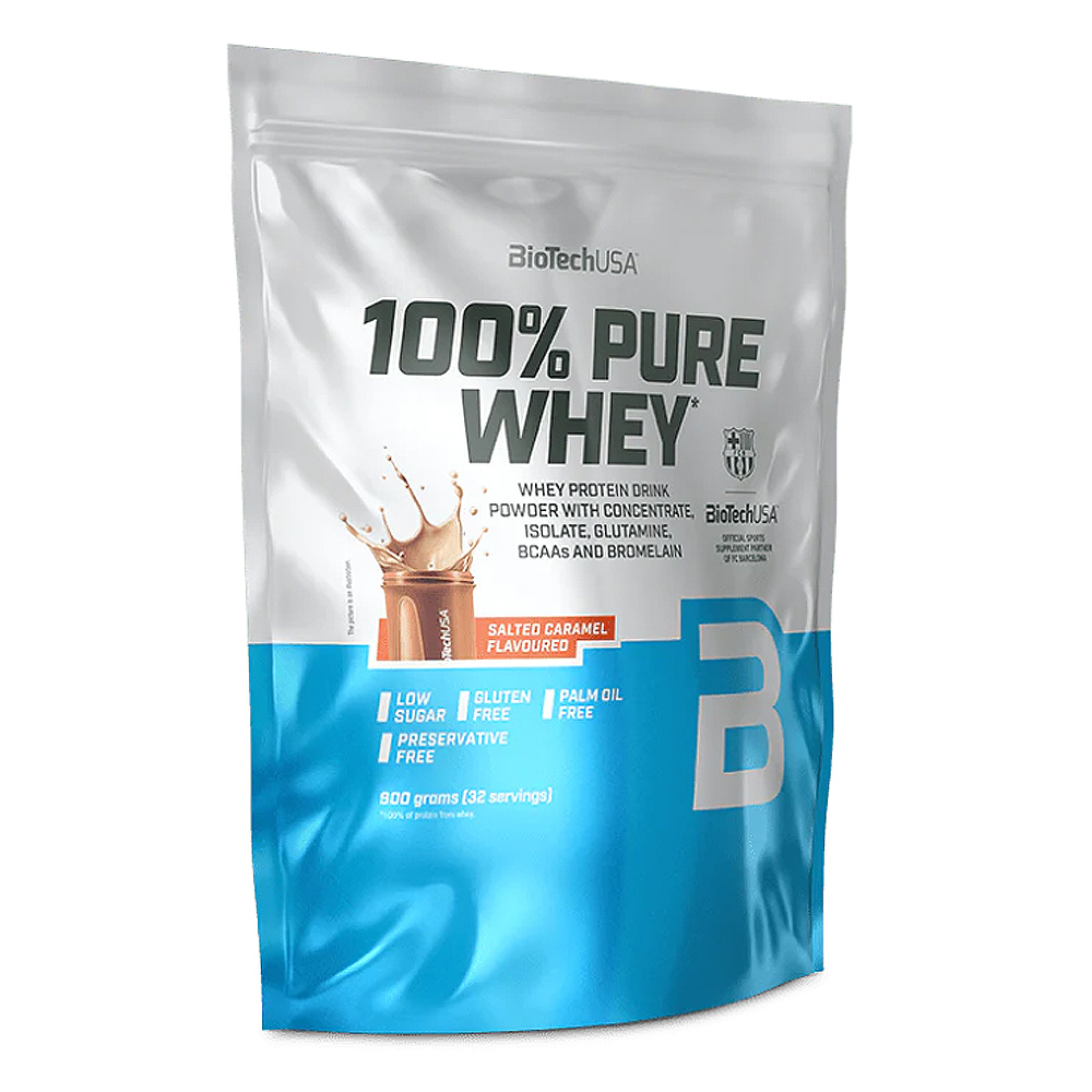 BioTech USA 100% Pure Whey sóskaramell - 900g 1 BioTech USA 100% Pure Whey sóskaramell - 900g