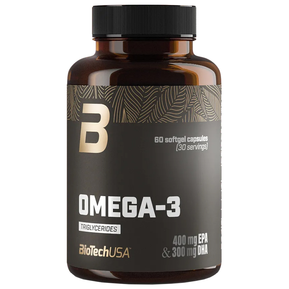 BioTech USA Omega-3 Triglycerides kapszula - 60db 1 BioTech USA Omega-3 Triglycerides kapszula - 60db