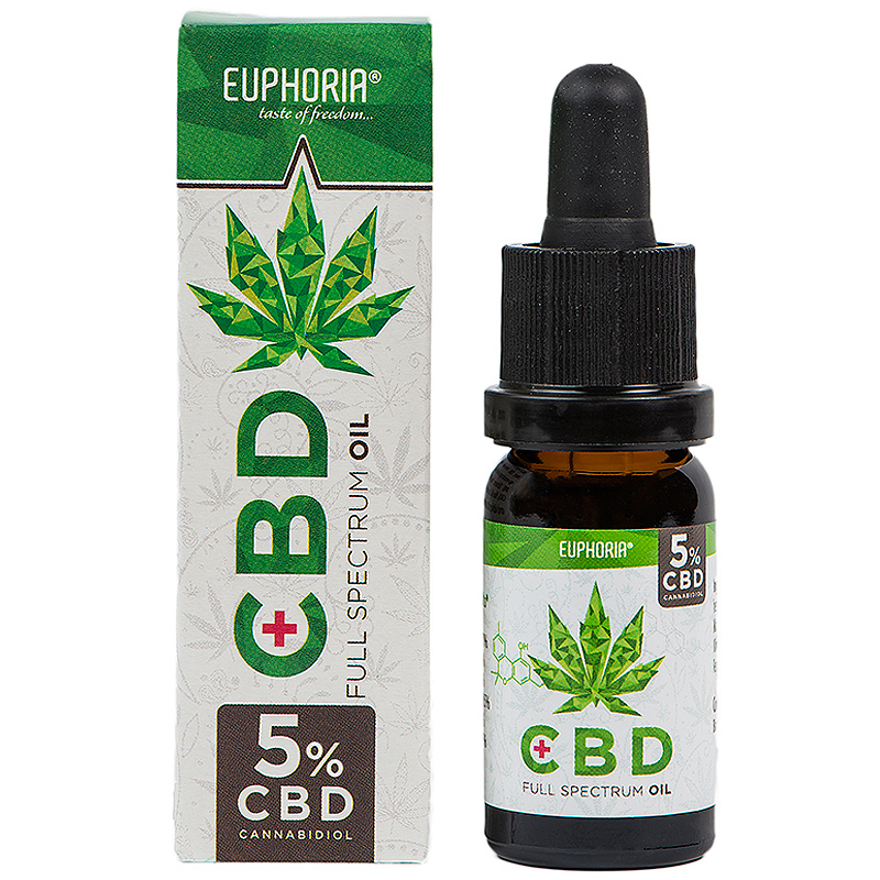 Euphoria Full Spectrum CBD olaj 5% -10ml 1 Euphoria Full Spectrum CBD olaj 5% -10ml