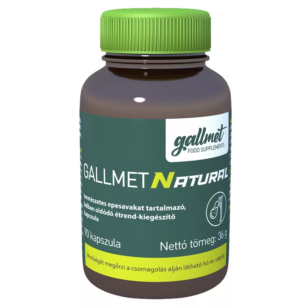 Gallmet-N kapszula - 90db 1 Gallmet-Natural kapszula 90db