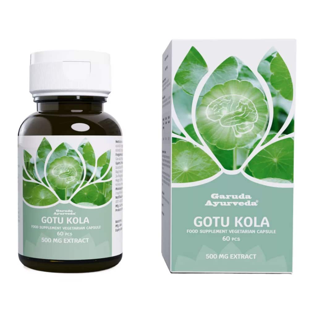 Garuda Ayurveda Gotu Kola vegán kapszula - 60db 1 Garuda ayurveda gotu kola vegán kapszula 60db