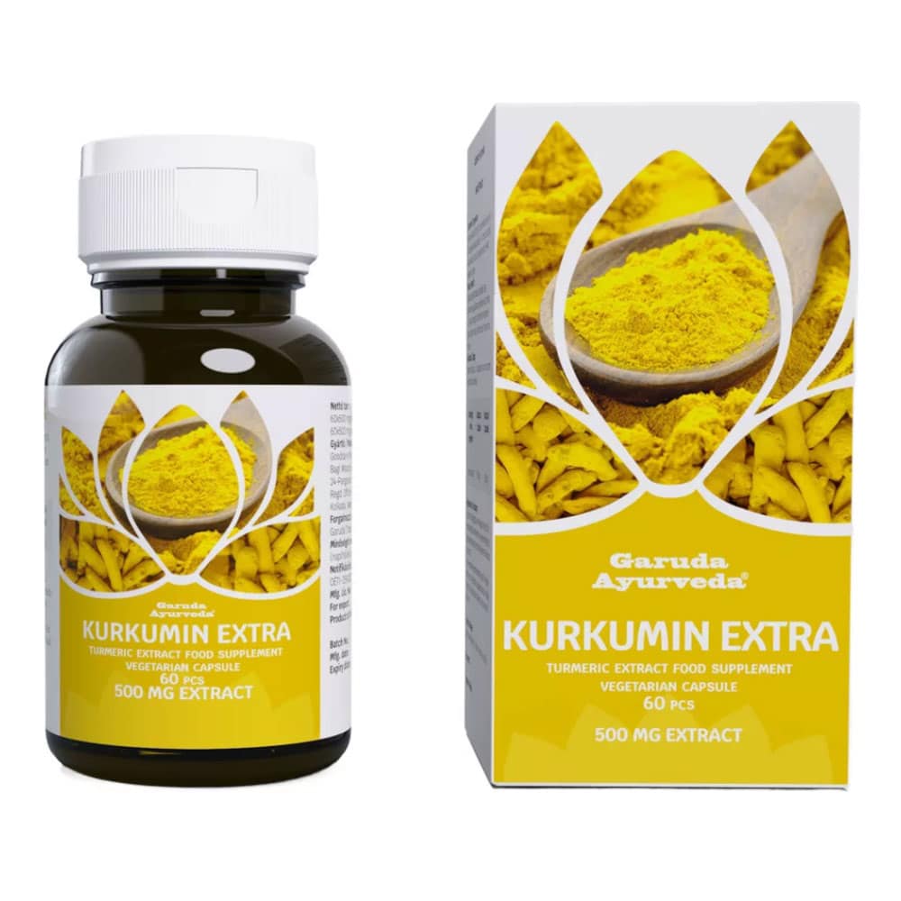 Garuda Ayurveda Kurkumin Extra kapszula - 60db 1 Garuda Ayurveda Kurkumin Extra 500mg kapszula 60db