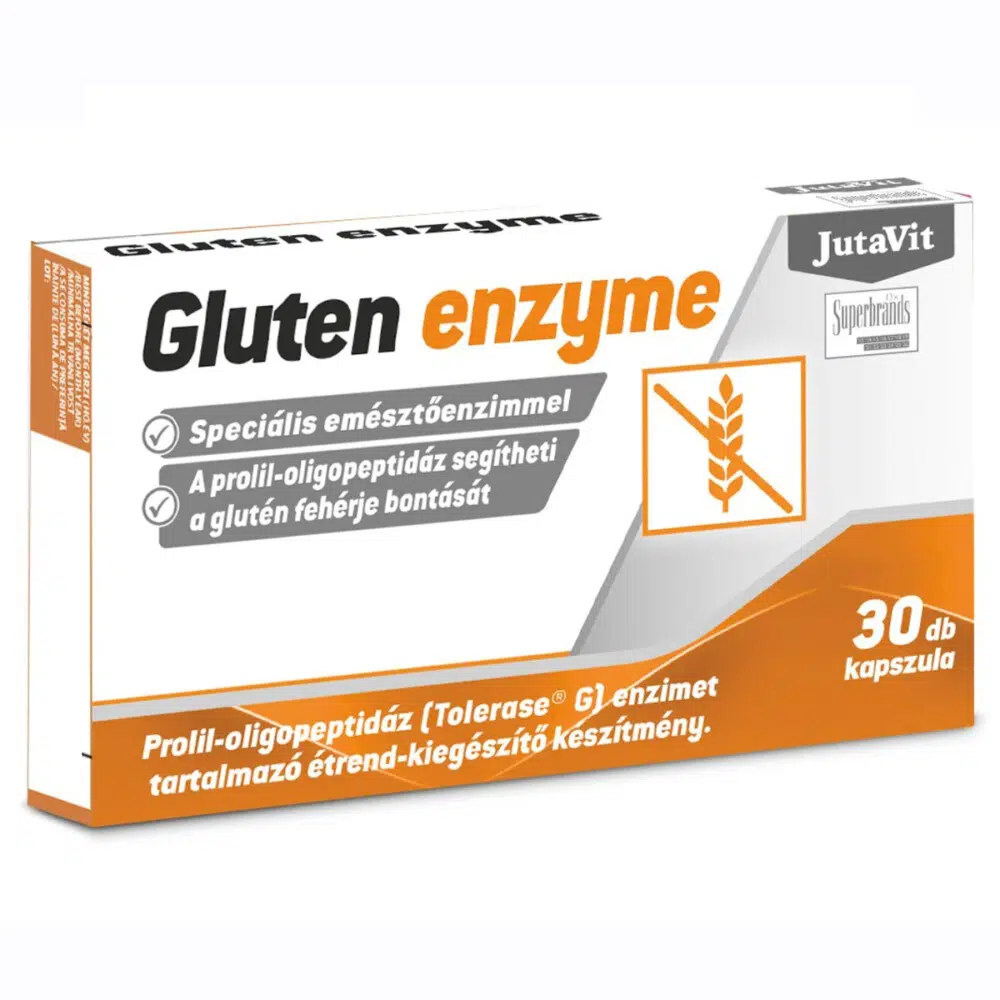 JutaVit Glutén Enzim kapszula - 30db 1 JutaVit Glutén Enzim kapszula - 30db