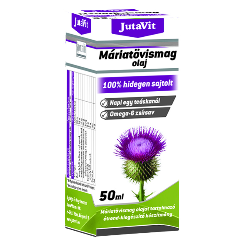 JutaVit Máriatövismag olaj - 50ml 1 JutaVit Máriatövismag olaj - 50ml