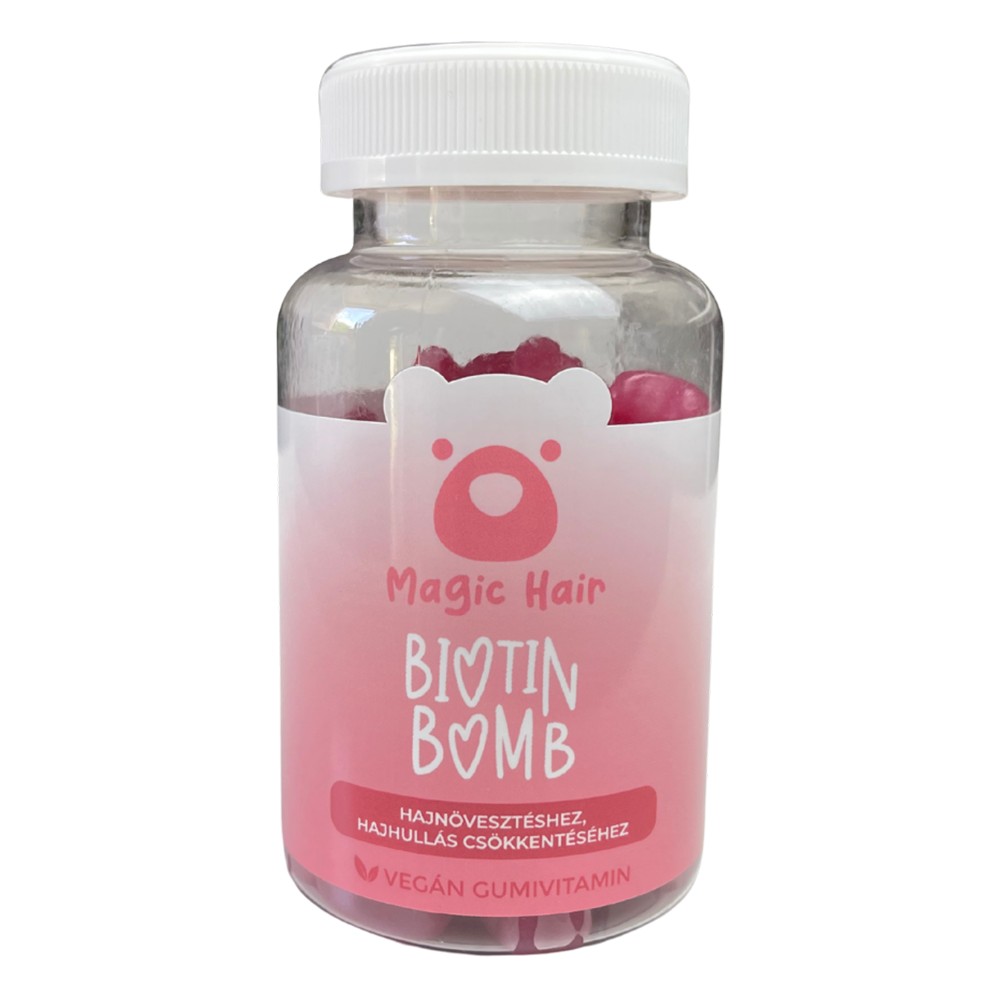 Magic Hair Biotin Bomb gumivitamin - 60db 1 Magic Hair Biotin Bomb gumivitamin 60db
