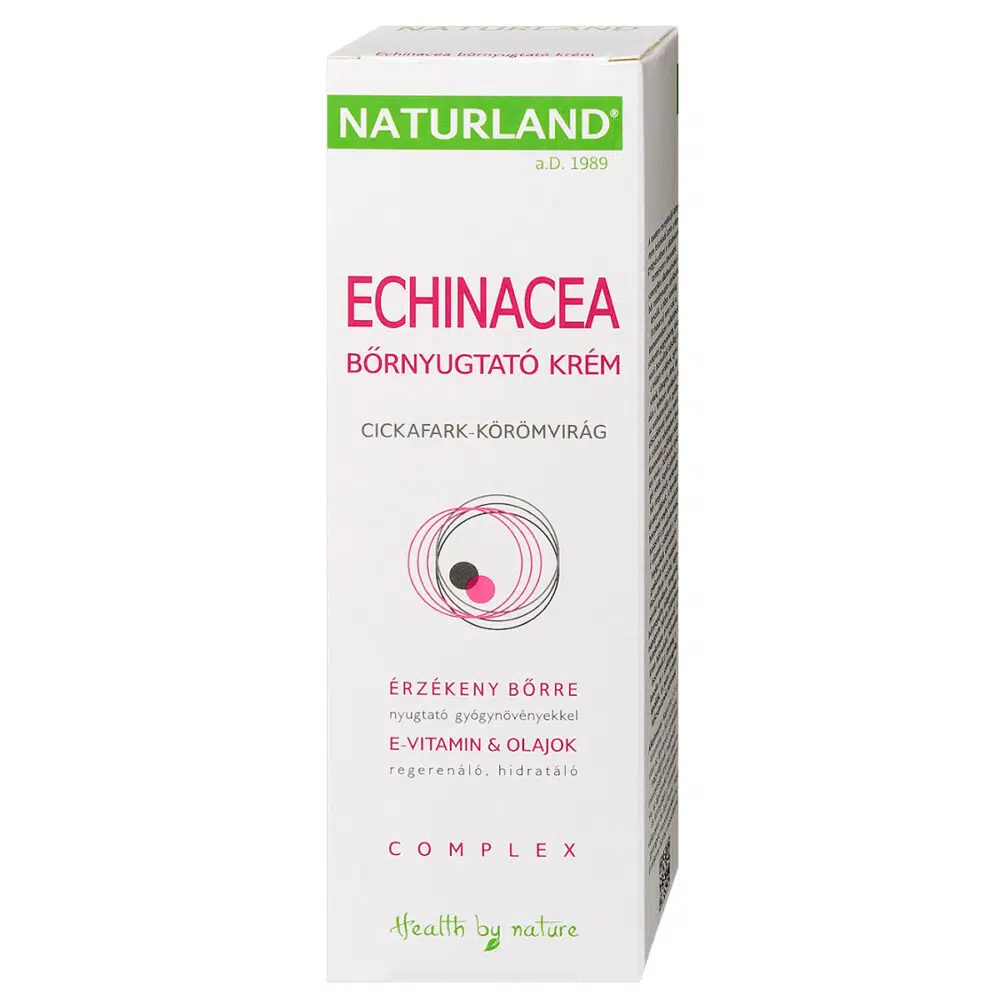 Naturland Echinacea bőrnyugtató krém - 100ml 1 Naturland Echinacea bőrnyugtató krém - 100ml