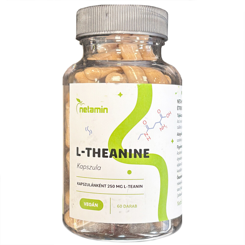Netamin L-theanine kapszula - 60db 1 Netamin L-theanine kapszula 60db