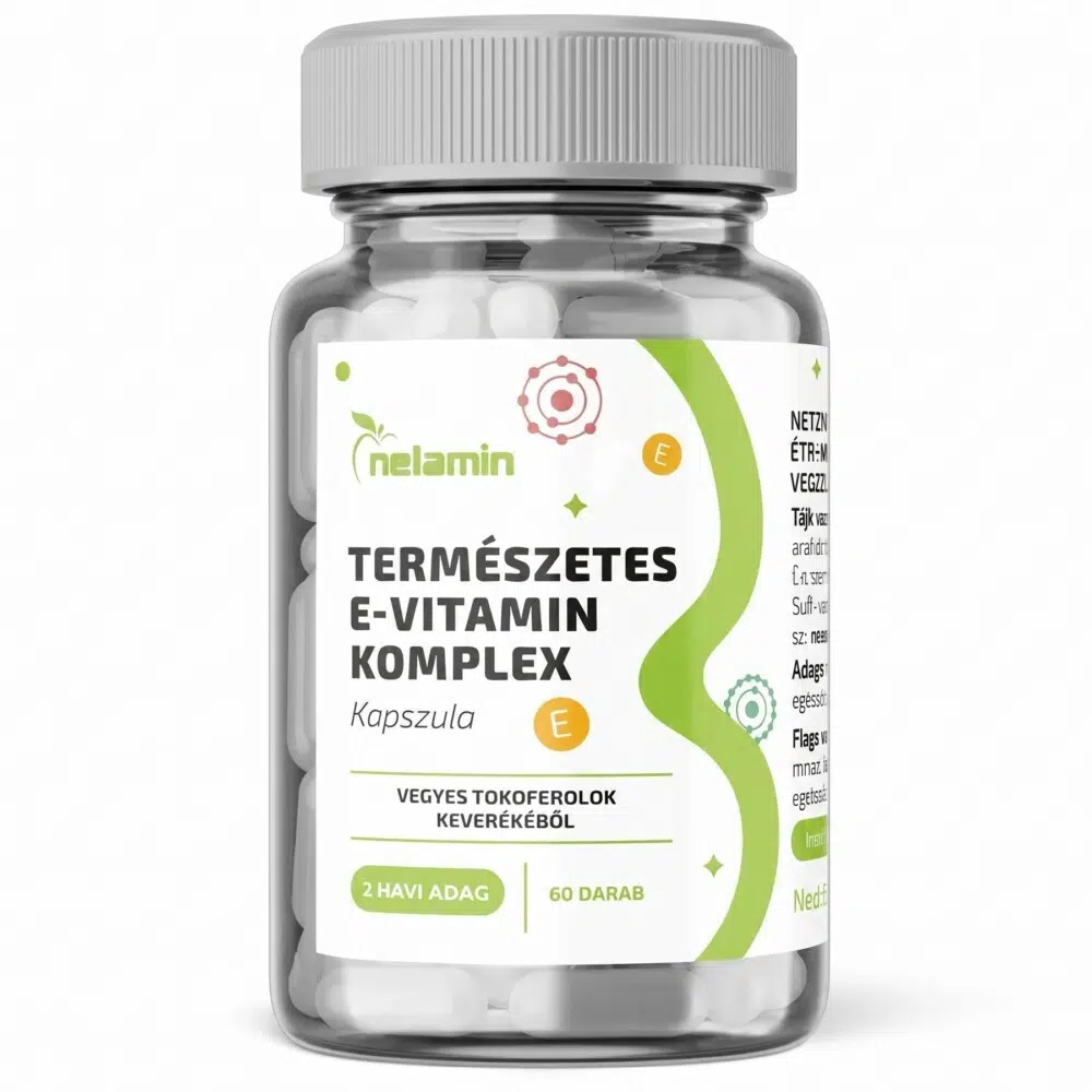 Netamin Természetes E-vitamin komplex kapszula - 60db 1 Netamin Természetes E-vitamin komplex 60db kapszula