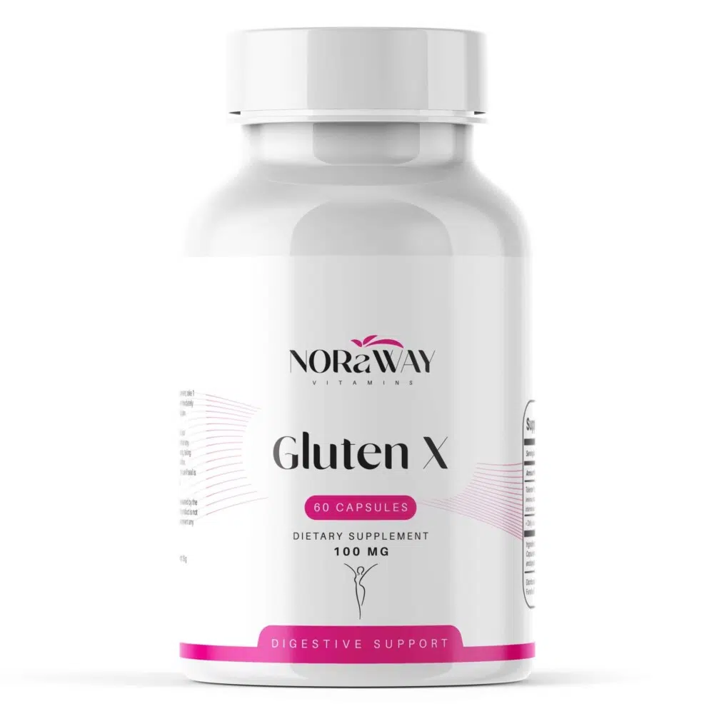NORaWAY Gluten X gluténbontó enzim kapszula - 60db 1 NORaWAY Gluten X glutén-bontó enzim kapszula 60db