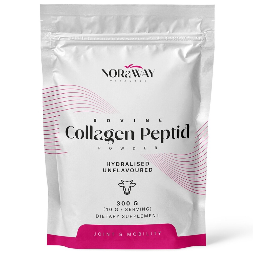 NORaWAY Marhakollagén Peptid por ízesítetlen - 300g 1 NORaWAY Marhakollagén peptid por ízesítetlen 300g
