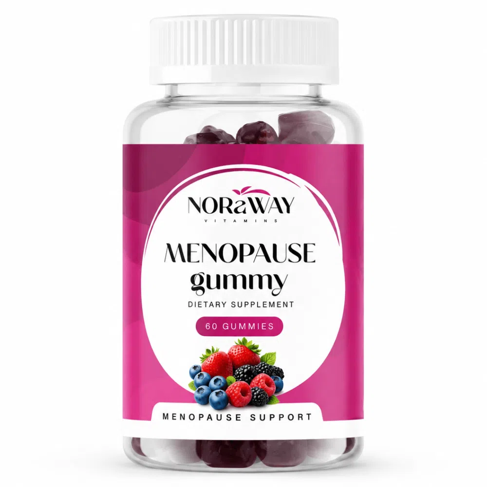 NORaWAY Menopauza erdei gyümölcsös, cukormentes gumivitamin - 60db 1 NORaWAY Menopauza erdei gyümölcsös, cukormentes gumivitamin - 60db
