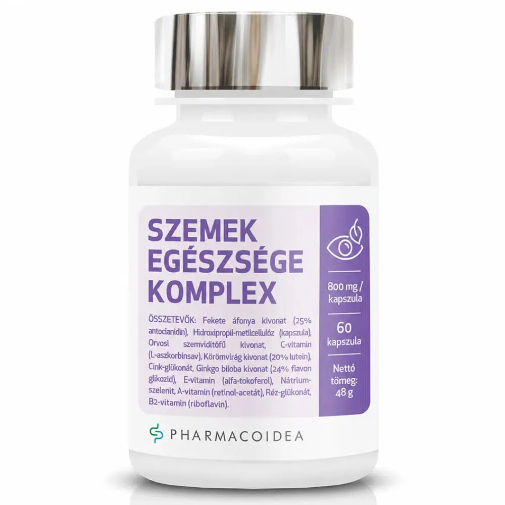 Pharmacoidea Szemek Egészsége Komplex kapszula - 60db 1 Pharmacoidea Szemek Egészsége Komplex kapszula - 60db