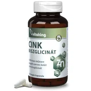 Vitaking Cink Biszglicinát kapszula - 120db