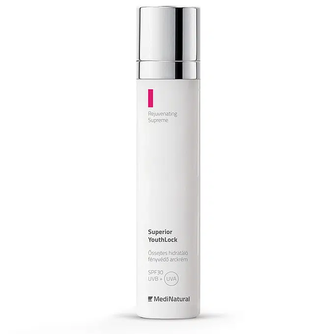 MediNatural Superior YouthLock SPF30 Őssejtes hidratáló fényvédő arckrém - 50ml 1 MediNatural Superior YouthLock SPF30 Őssejtes hidratáló fényvédő arckrém - 50ml