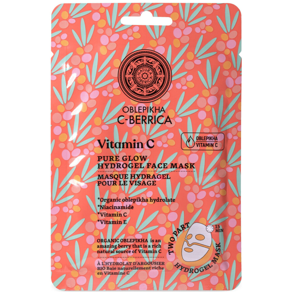 Oblepikha C-Berrica Ragyogásfokozó hidrogél arcmaszk C-vitaminnal - 30g 1 Oblepikha C-Berrica Ragyogásfokozó hidrogél arcmaszk C-vitaminnal - 30g
