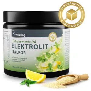Vitaking Elektrolit citrom-menta ízű italpor - 165g