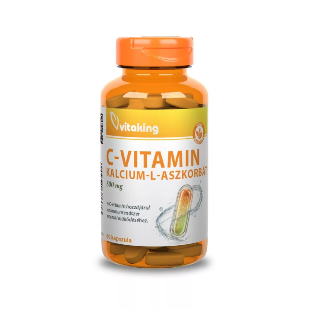 Vitaking C-vitamin Kalcium L-Aszkorbát kapszula - 60db 3 Vitaking C-vitamin Kalcium L-Aszkorbát kapszula - 60db - Image 3