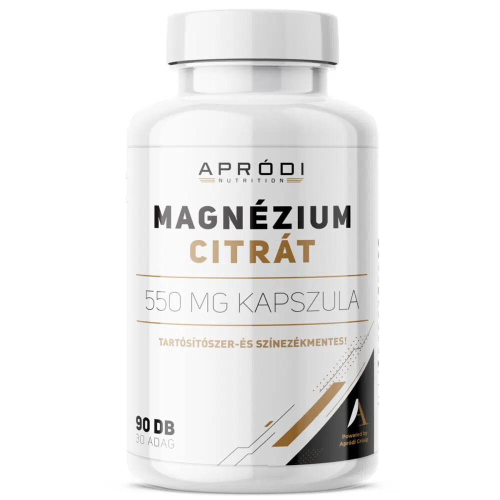 APRÓDI Magnézium Citrát kapszula - 90db 1 APRÓDI Magnézium Citrát kapszula - 90db