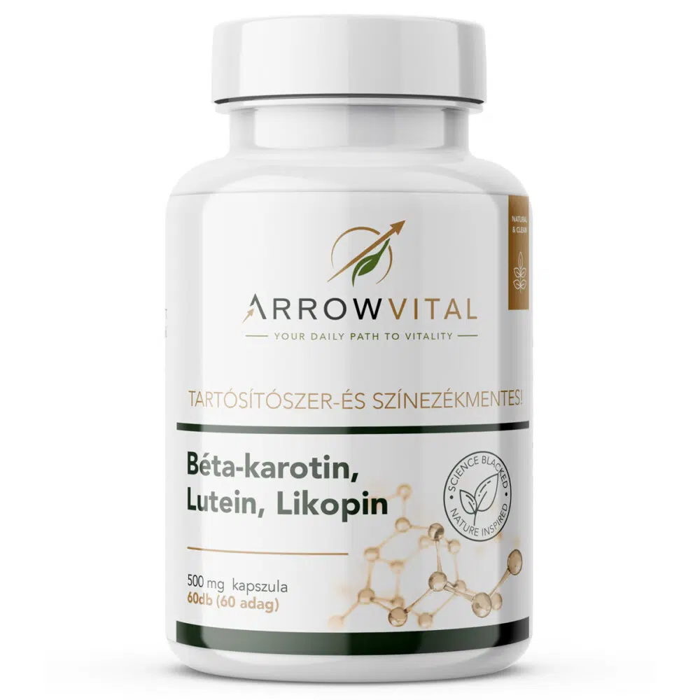 Arrowvital Béta-Karotin Lutein kapszula - 60db 1 Arrowvital Béta-Karotin Lutein kapszula - 60db