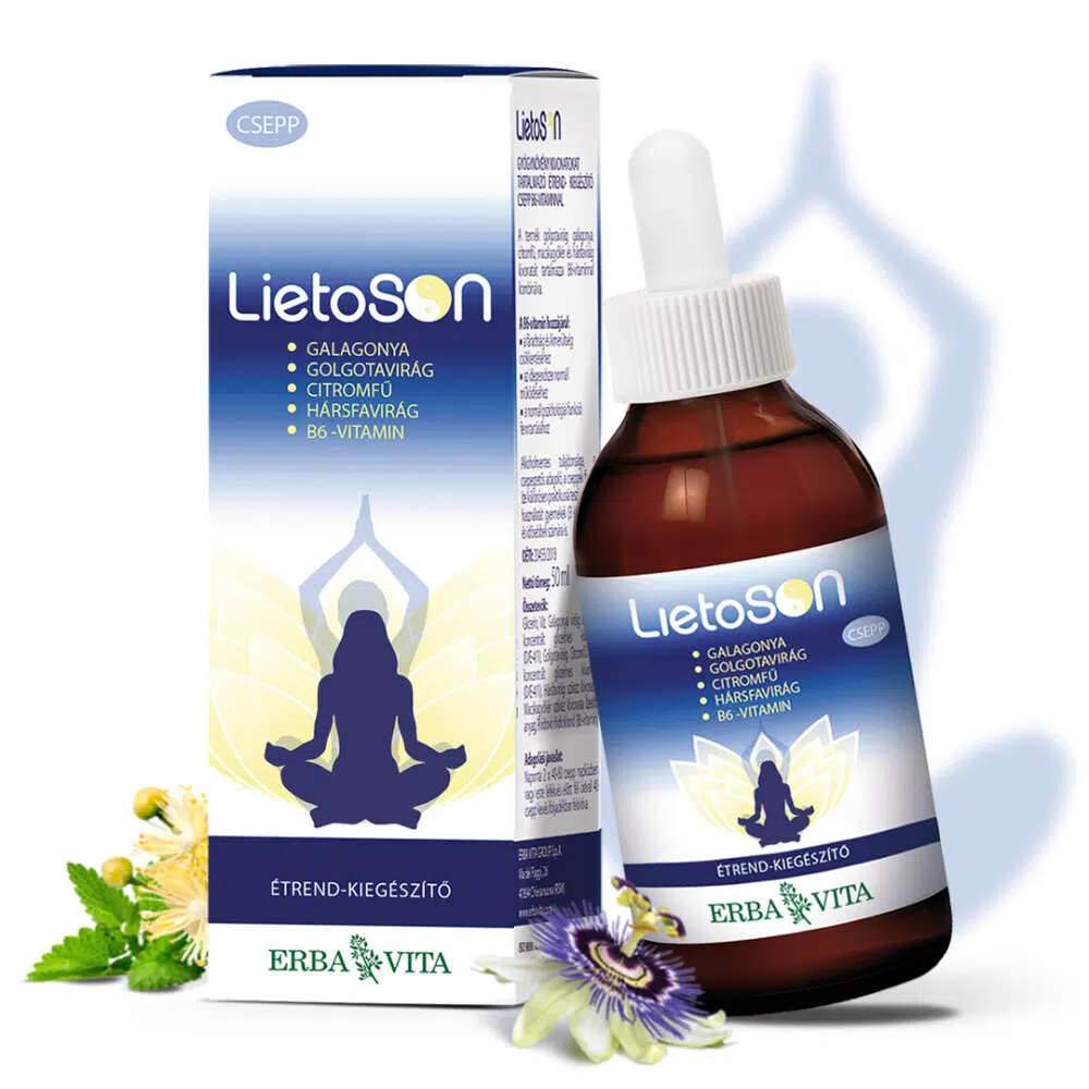 Erba Vita LietoSON alkoholmentes Relax csepp - 50ml 1 Erba Vita LietoSON alkoholmentes Relax csepp 50ml