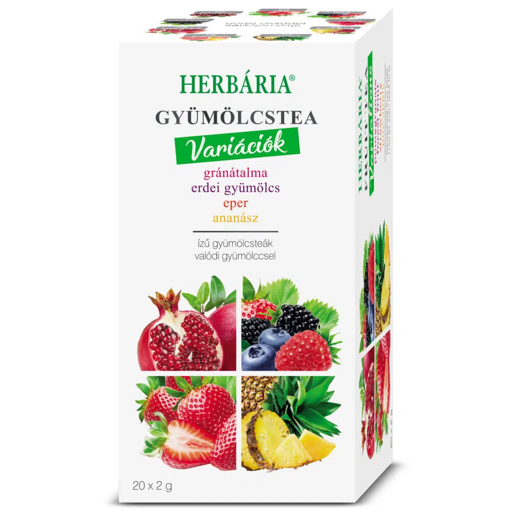 Herbária Gyümölcstea variációk - 4x5db 1 Herbária Gyümölcstea variációk - 4x5db