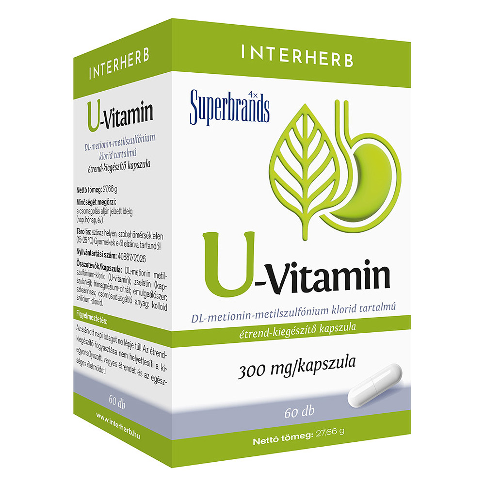 Interherb U-vitamin kapszula - 60db 1 Interherb U-vitamin kapszula - 60db