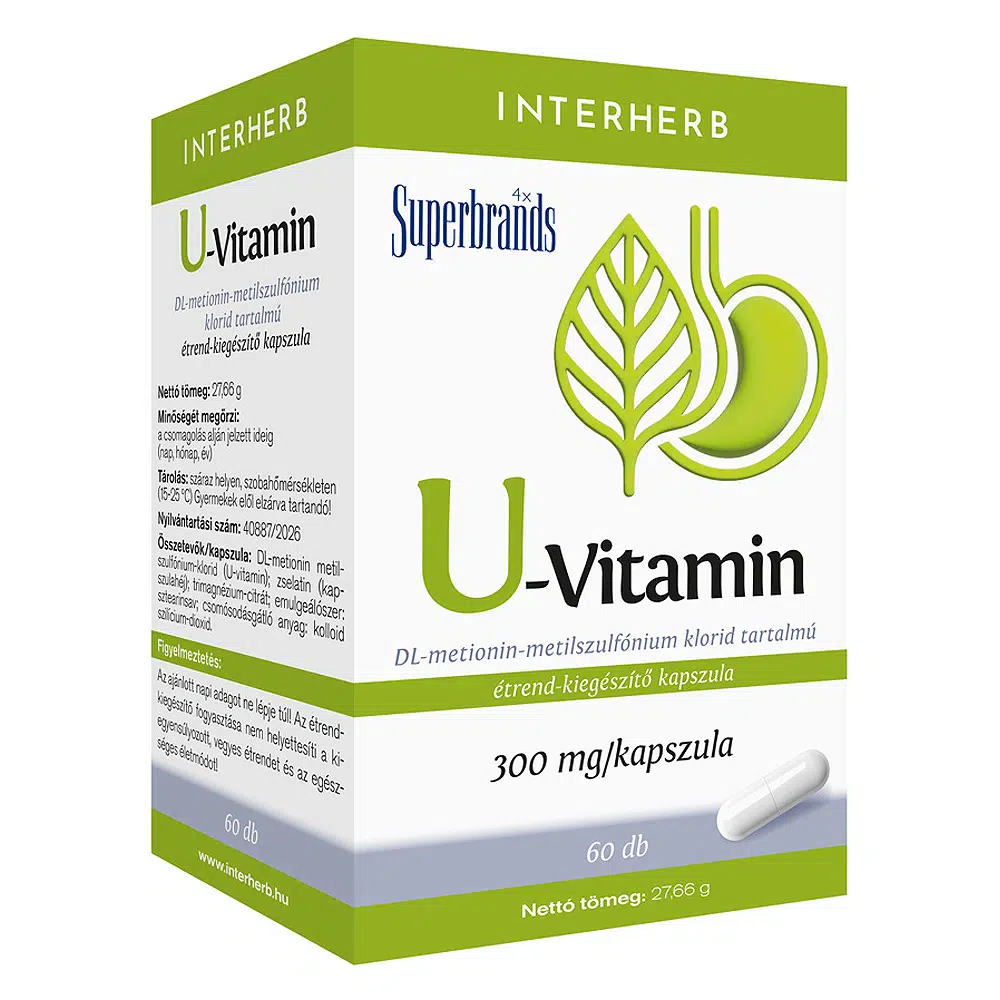 Interherb U-vitamin kapszula - 60db 1 Interherb U-vitamin kapszula - 60db