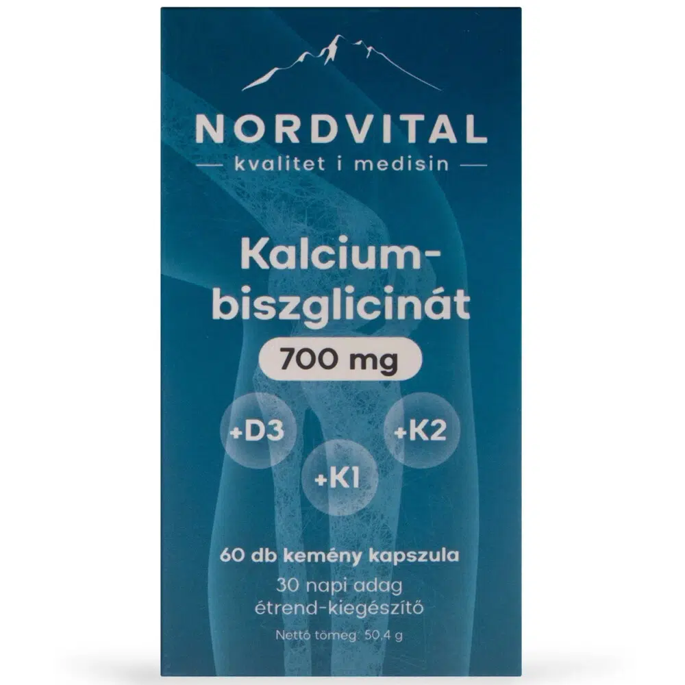 Nordvital Kalcium-biszglicinát - 60db 1 Nordvital Kalcium-biszglicinát - 60db