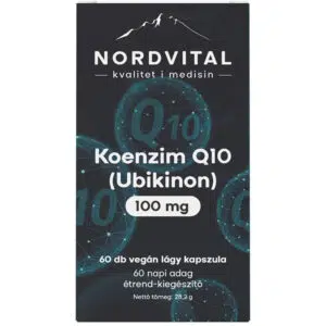 Nordvital Koenzim Q10 (Ubikinon) kapszula - 60 db