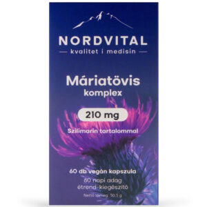 Nordvital Máriatövis komplex 210 mg kapszula - 60db