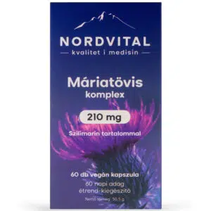 Nordvital Máriatövis komplex 210 mg kapszula - 60db