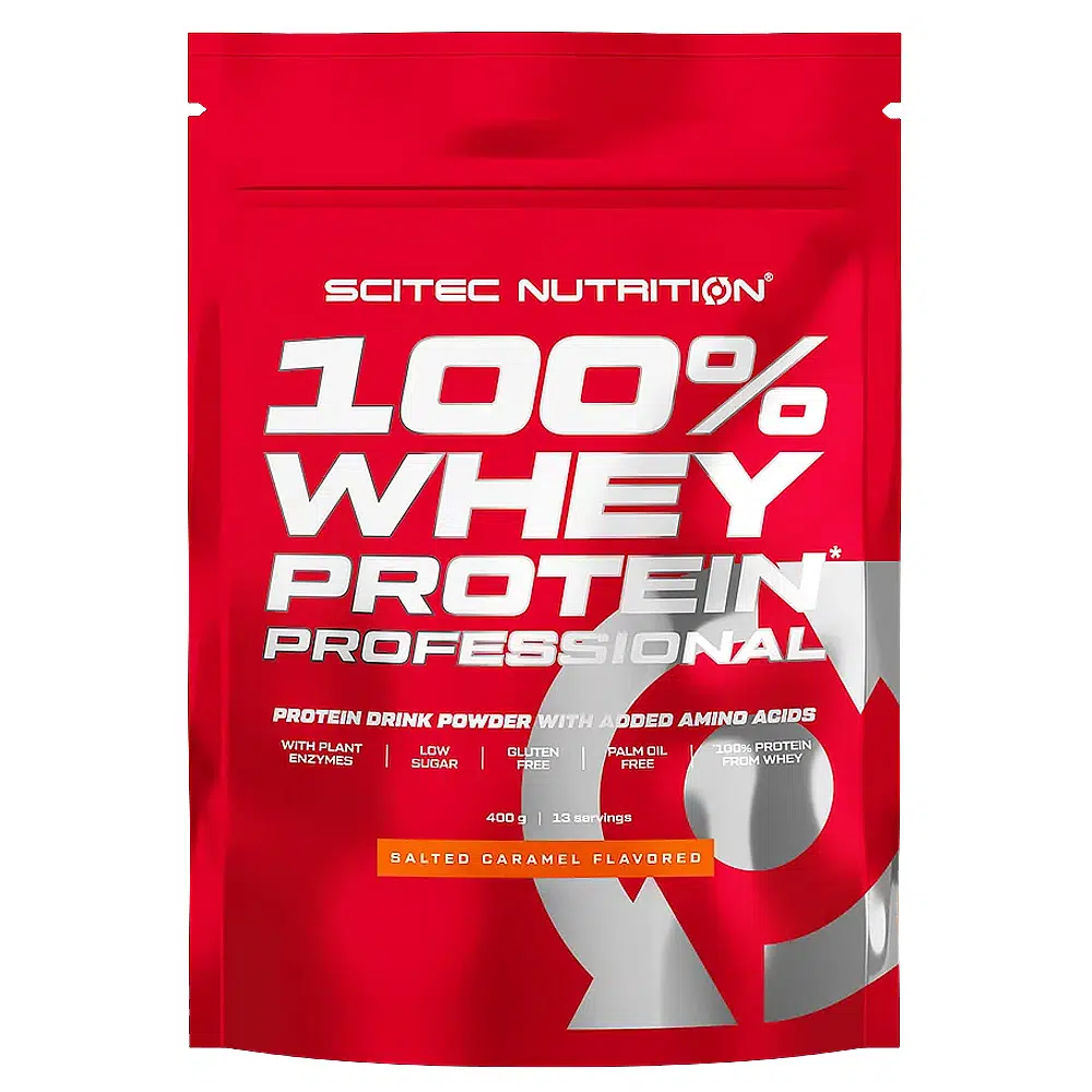 Scitec Nutrition 100% Whey Protein Professional sós karamell - 400g 1 Scitec Nutrition 100% Whey Protein Professional sós karamell - 400g