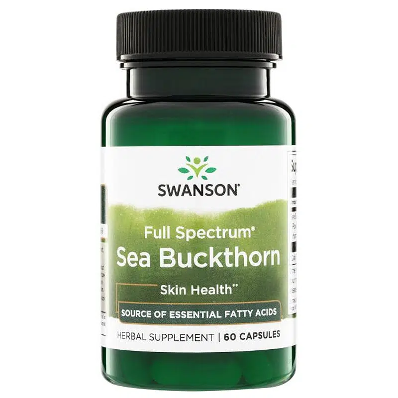 Swanson Sea Buckthorn - Homoktövis kapszula - 60db 1 Swanson Sea Buckthorn - Homoktövis kapszula - 60db
