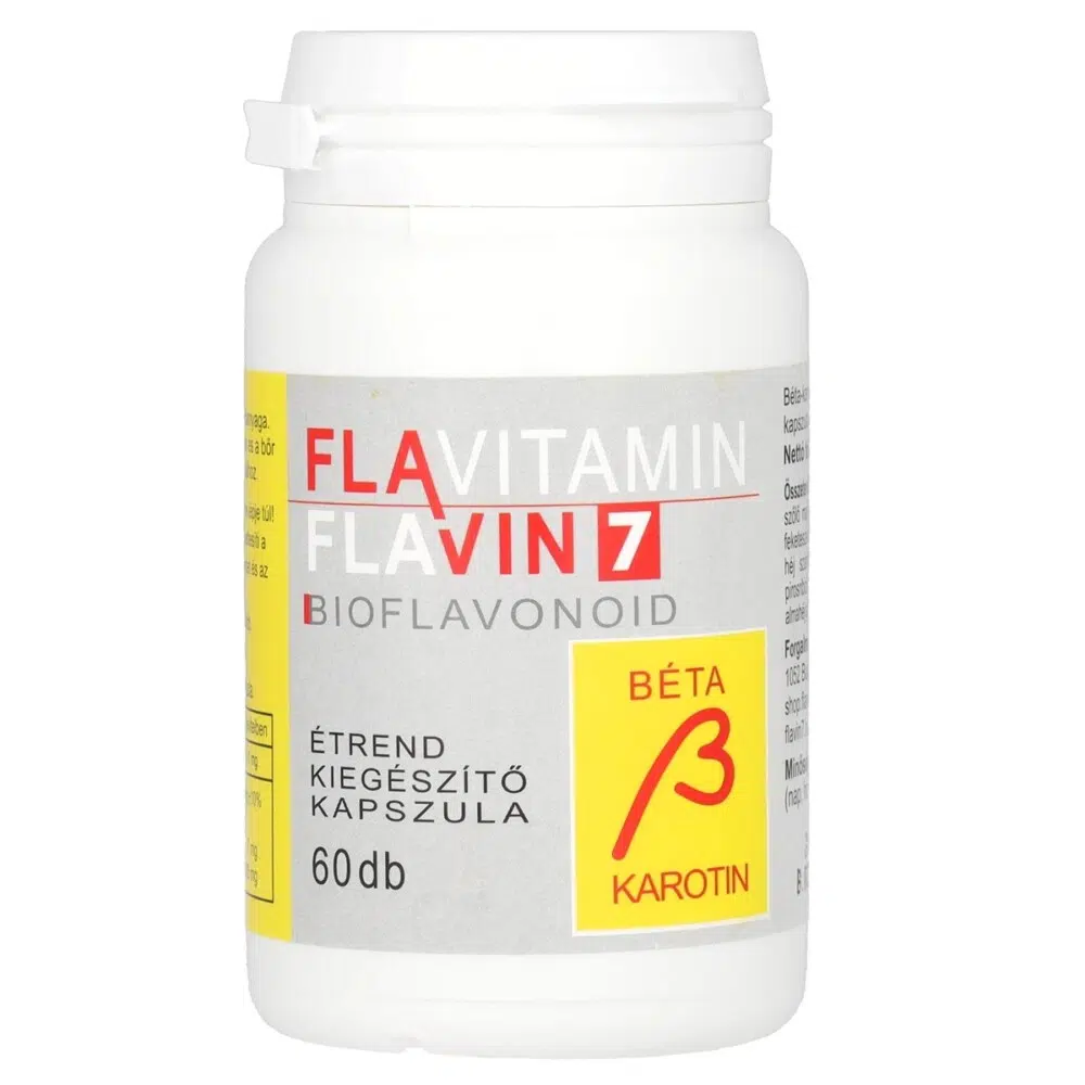 Flavin7 Flavitamin Béta Karotin - 60 db 1 Vita Crystal Flavitamin Béta Karotin (60 db)