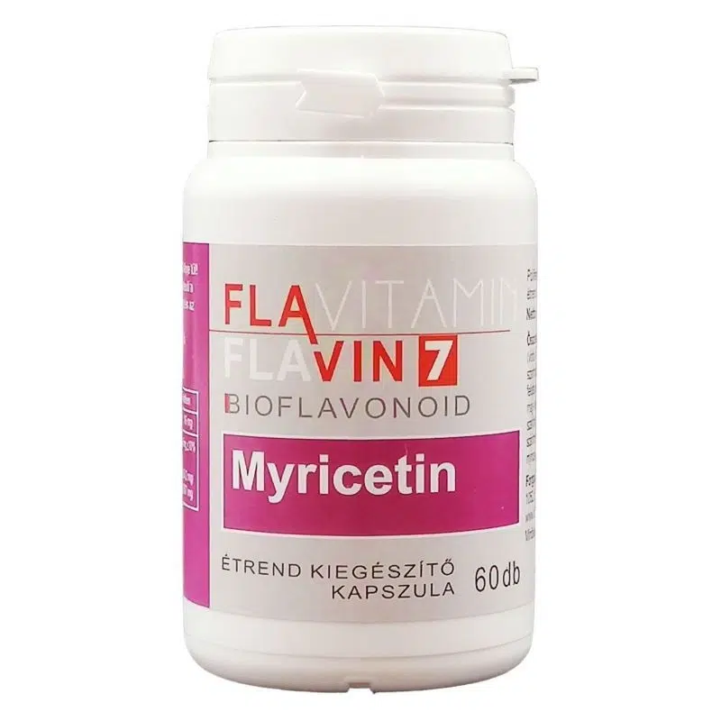 Flavin7 Flavitamin Myricetin kapszula - 60 db 1 Vita Crystal Flavitamin Myricetin (60 db)