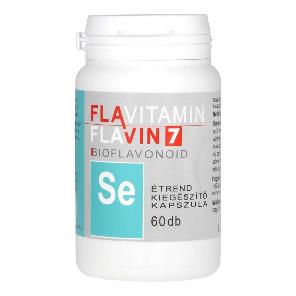 Flavin7 Flavitamin Szelén kapszula - 60 db 1 Vita Crystal Flavitamin Szelén (60 db)