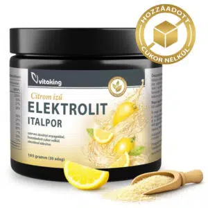 Vitaking Elektrolit citrom ízű italpor - 165g
