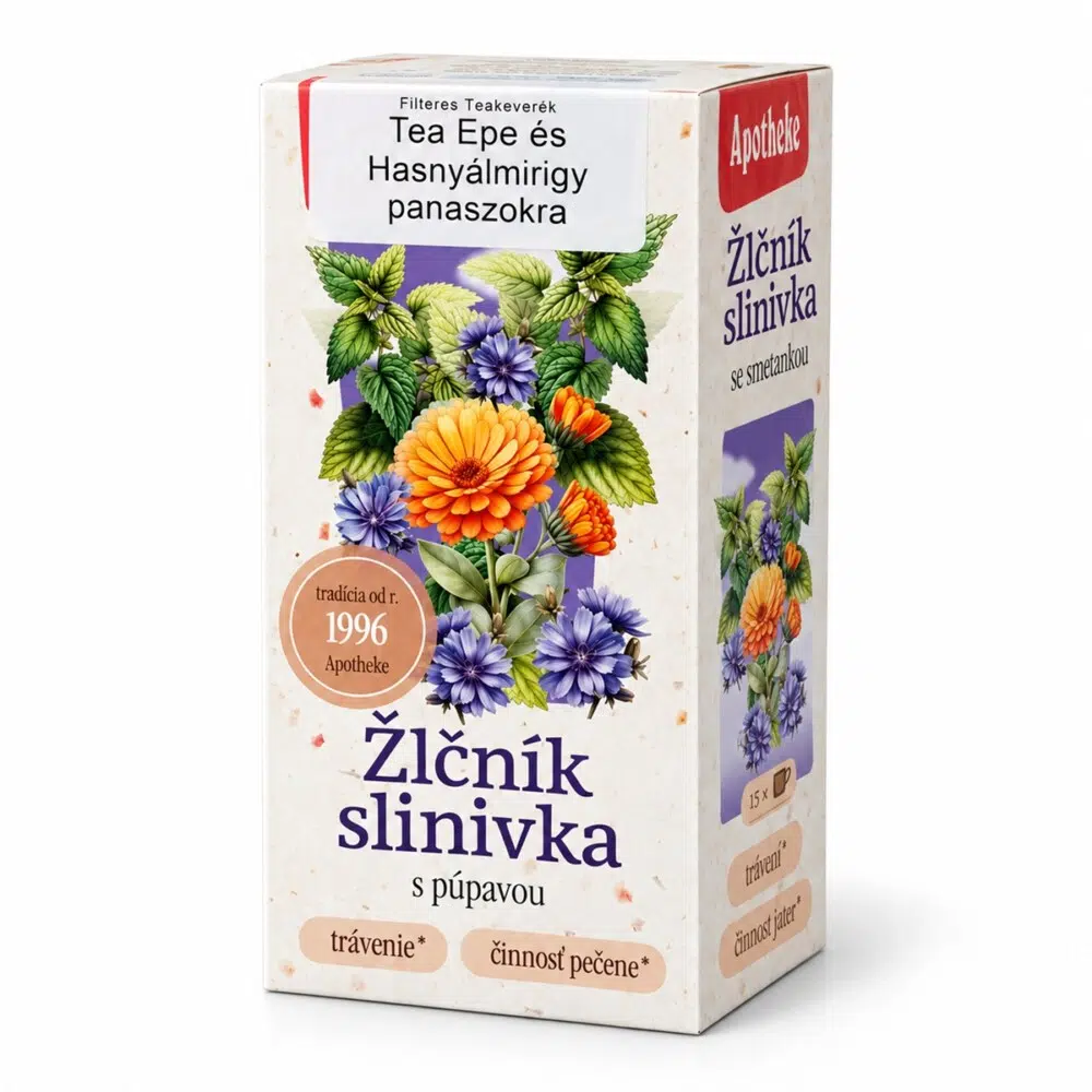 Apotheke Herbal tea epe és hasnyálmirigy panaszokra - 20 filter 1 Apotheke Herbal tea epe és hasnyálmirigy panaszokra 20 filter