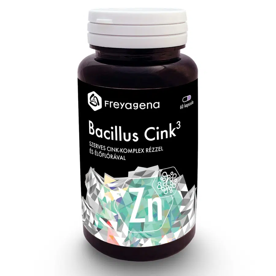 Freyagena Probio TRI-Cink kapszula - 60db 1 Freyagena Bacillus Cink kapszula 60 db