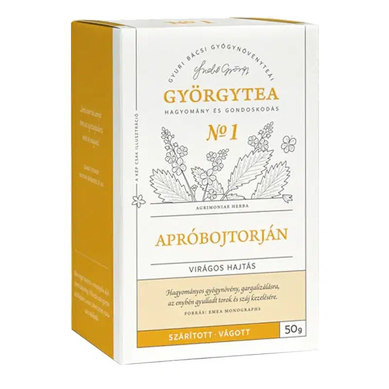 Györgytea Apróbojtorján virágos hajtás - 50g 1 Györgytea Apróbojtorján virágos hajtás - 50g